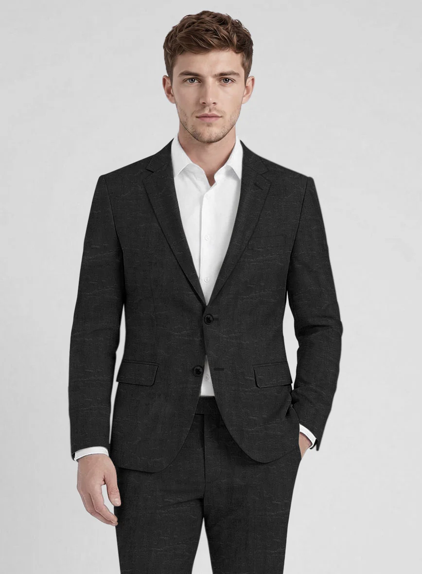 Italian Cotton Wool Solio Suit - Image 3