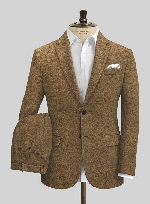 Italian Credi Mid Brown Tweed Suit