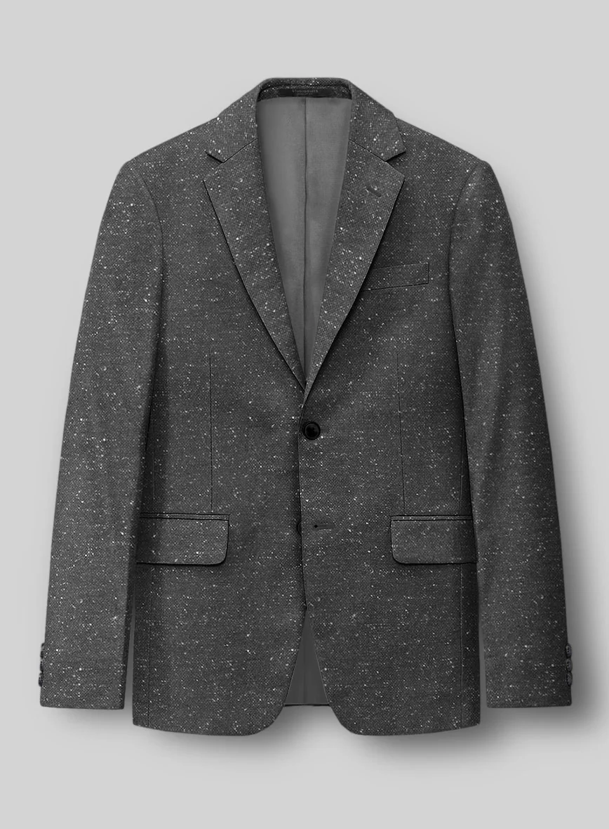 Italian Donegal Gray Wool Suit - Image 4