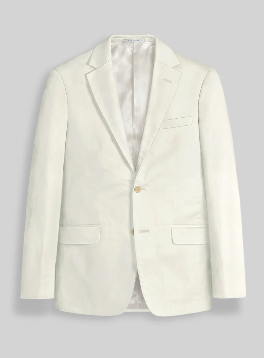 Italian Fawn Cotton Stretch Jacket