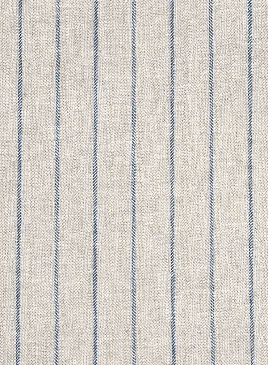 Italian Linen Belvano Stripe Jacket - Image 3