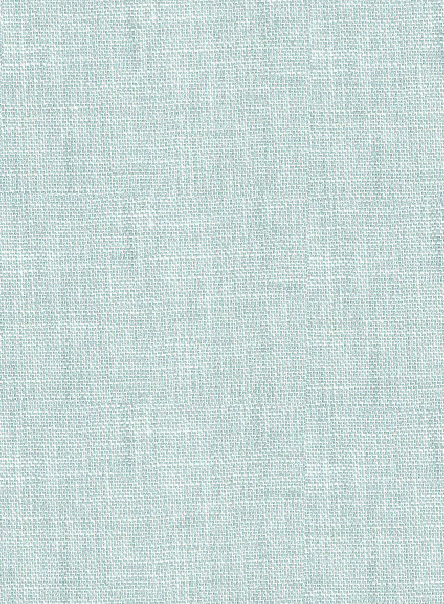 Italian Linen Mint Green Double Breasted Jacket - Image 3