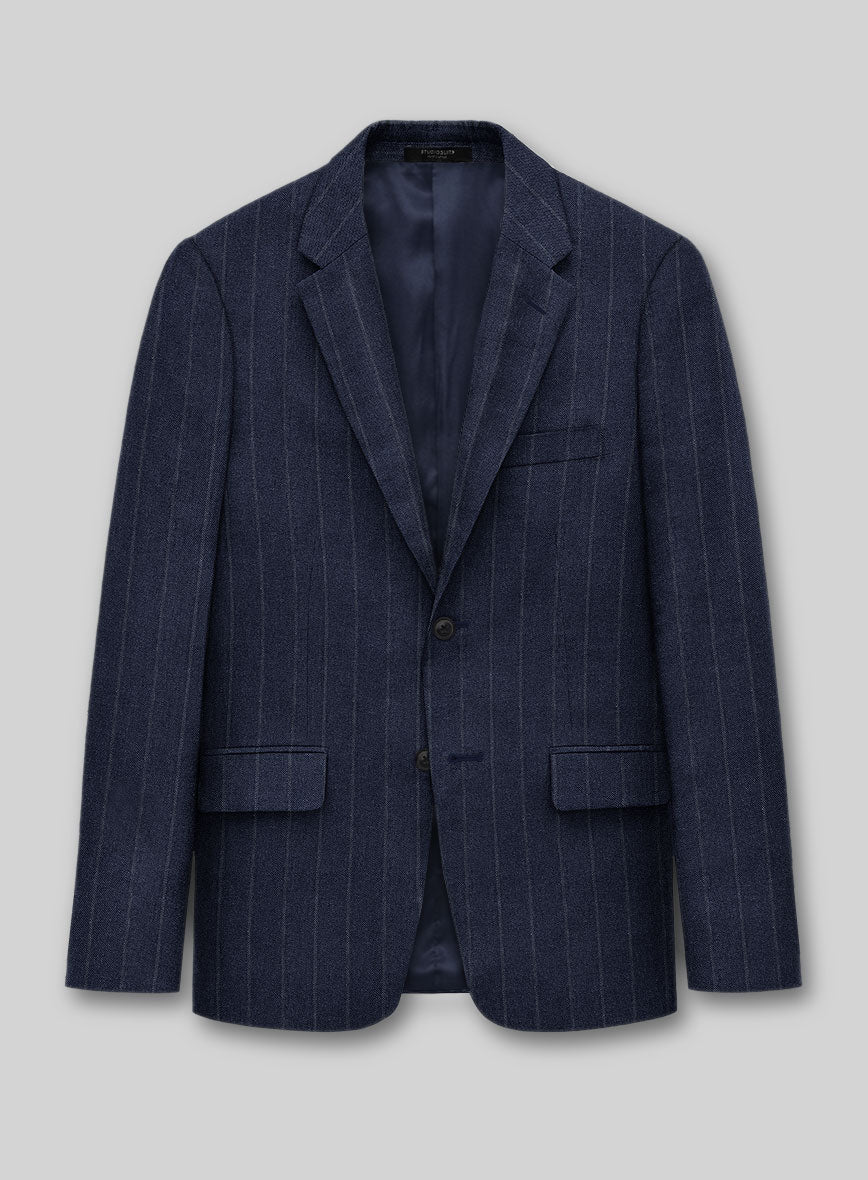 Italian Linen Navisto Stripe Suit - Image 2