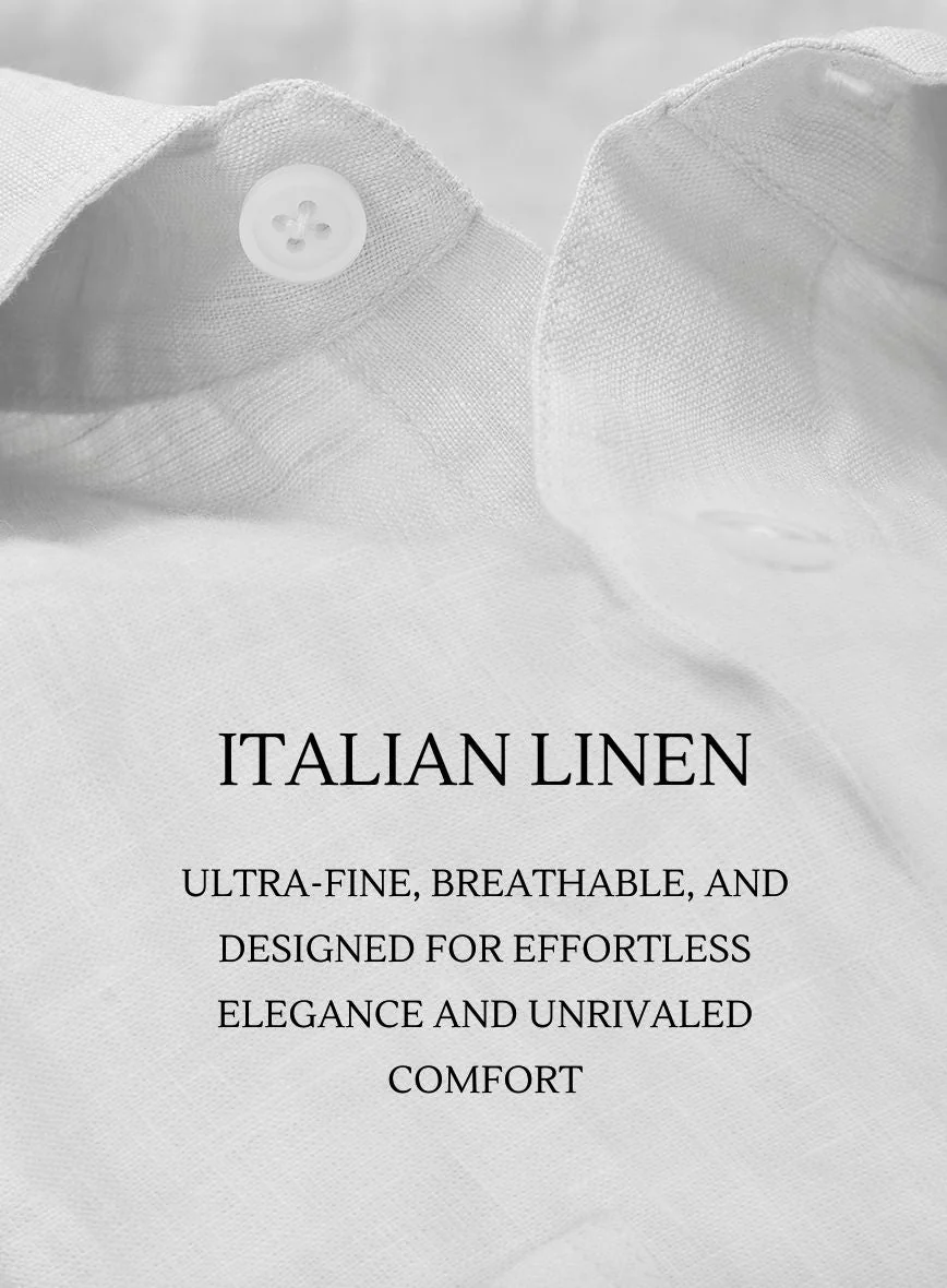 Italian Linen Rillo Shirt - Image 4