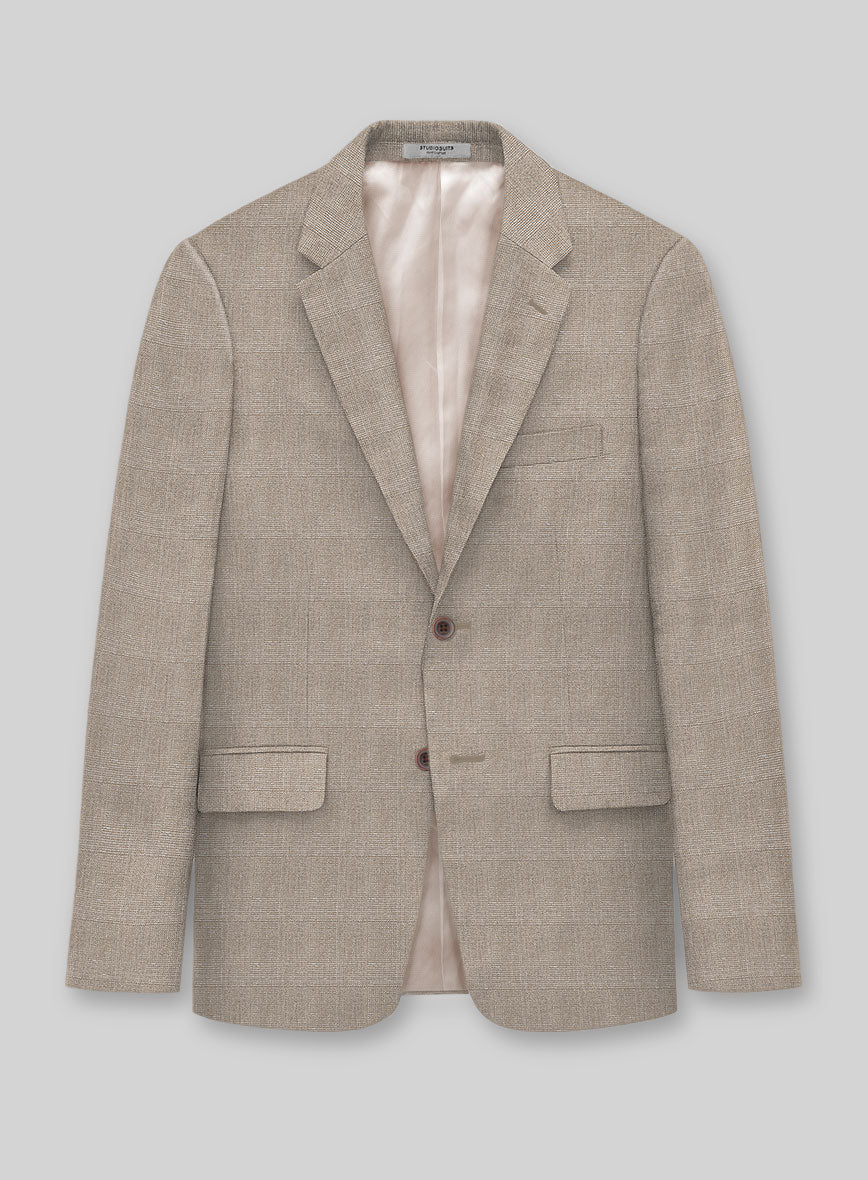 Italian Linen Vittorio Check Jacket