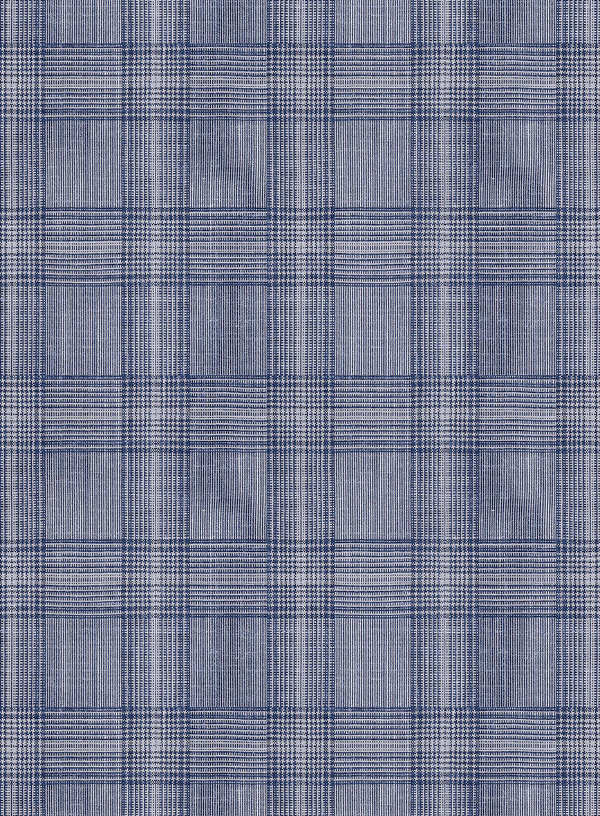 Italian Murano Natino Blue Wool Jacket - Image 3