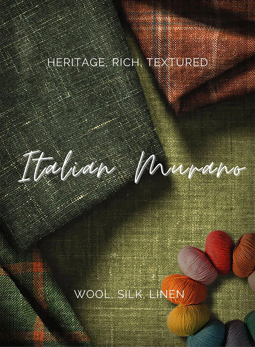 Italian Murano Nozo Purple Wool Linen Silk Jacket - Image 5