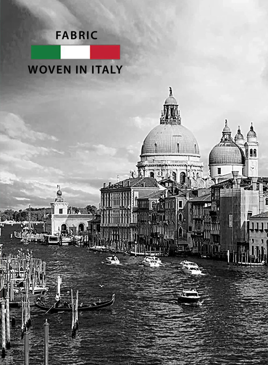 Italian Murano Vaier Brown Wool Linen Silk Suit - Image 8