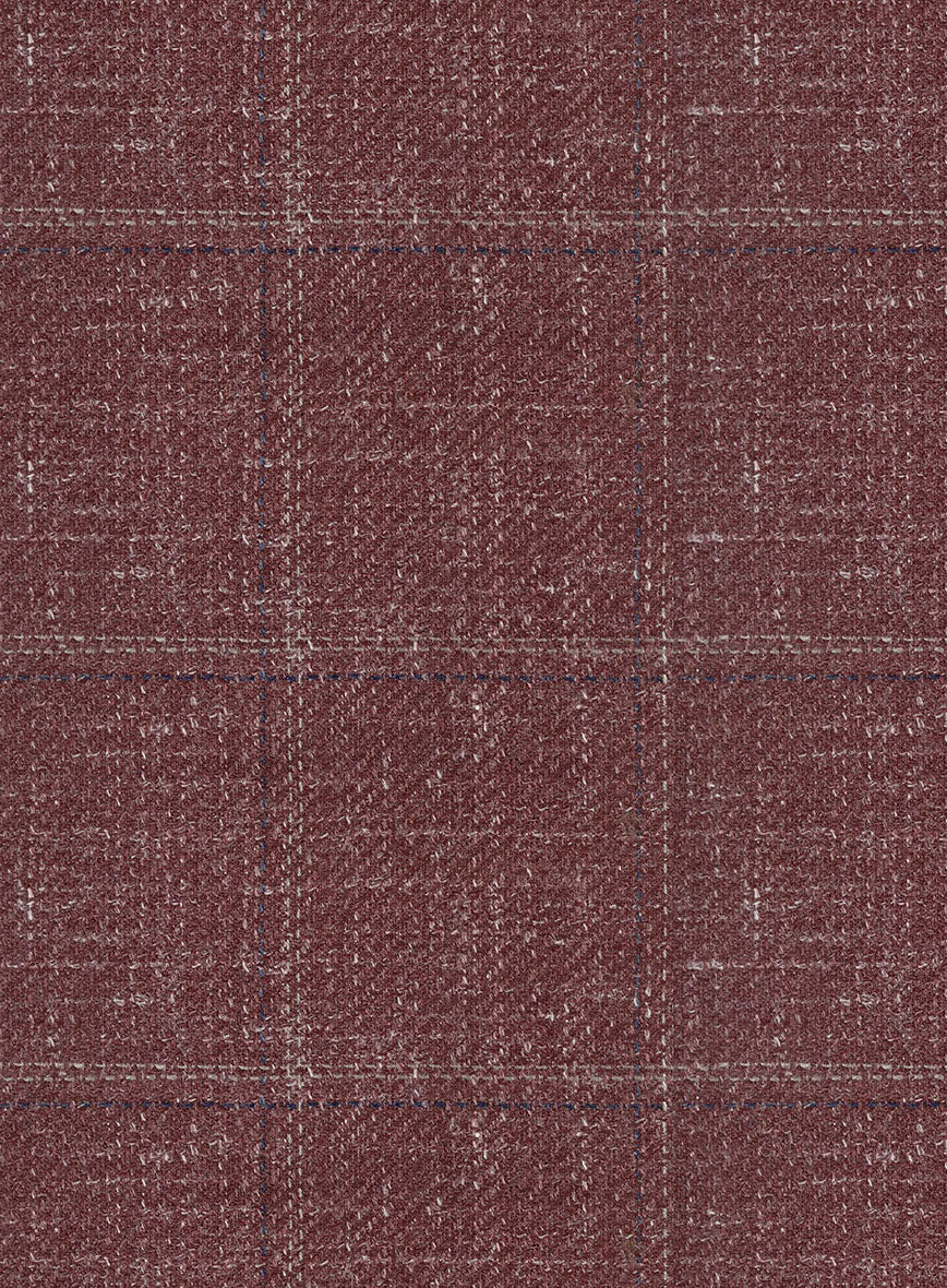 Italian Murano Vireja Mauve Wool Linen Silk Jacket - Image 3