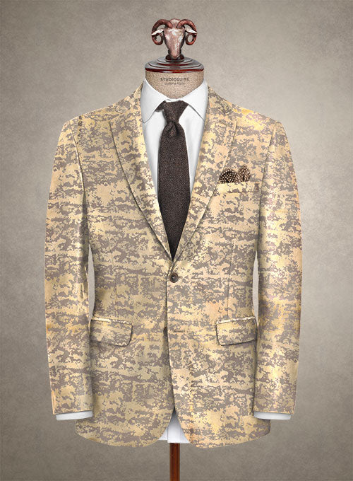 Italian Silk Golden Suit - Image 2