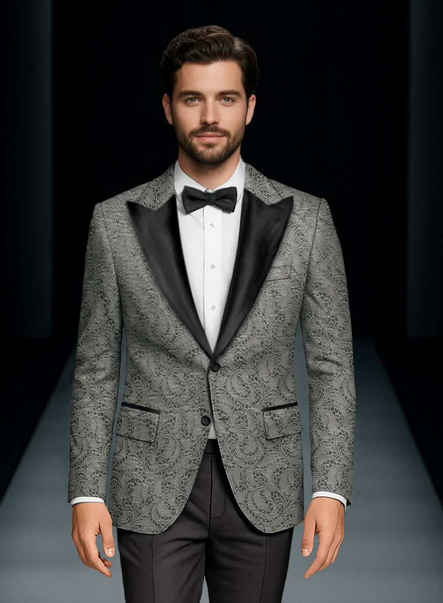 Italian Silk Hidalgo Tuxedo Suit - Image 3
