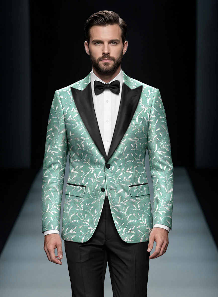 Italian Silk Mirelle Tuxedo Jacket - Image 2