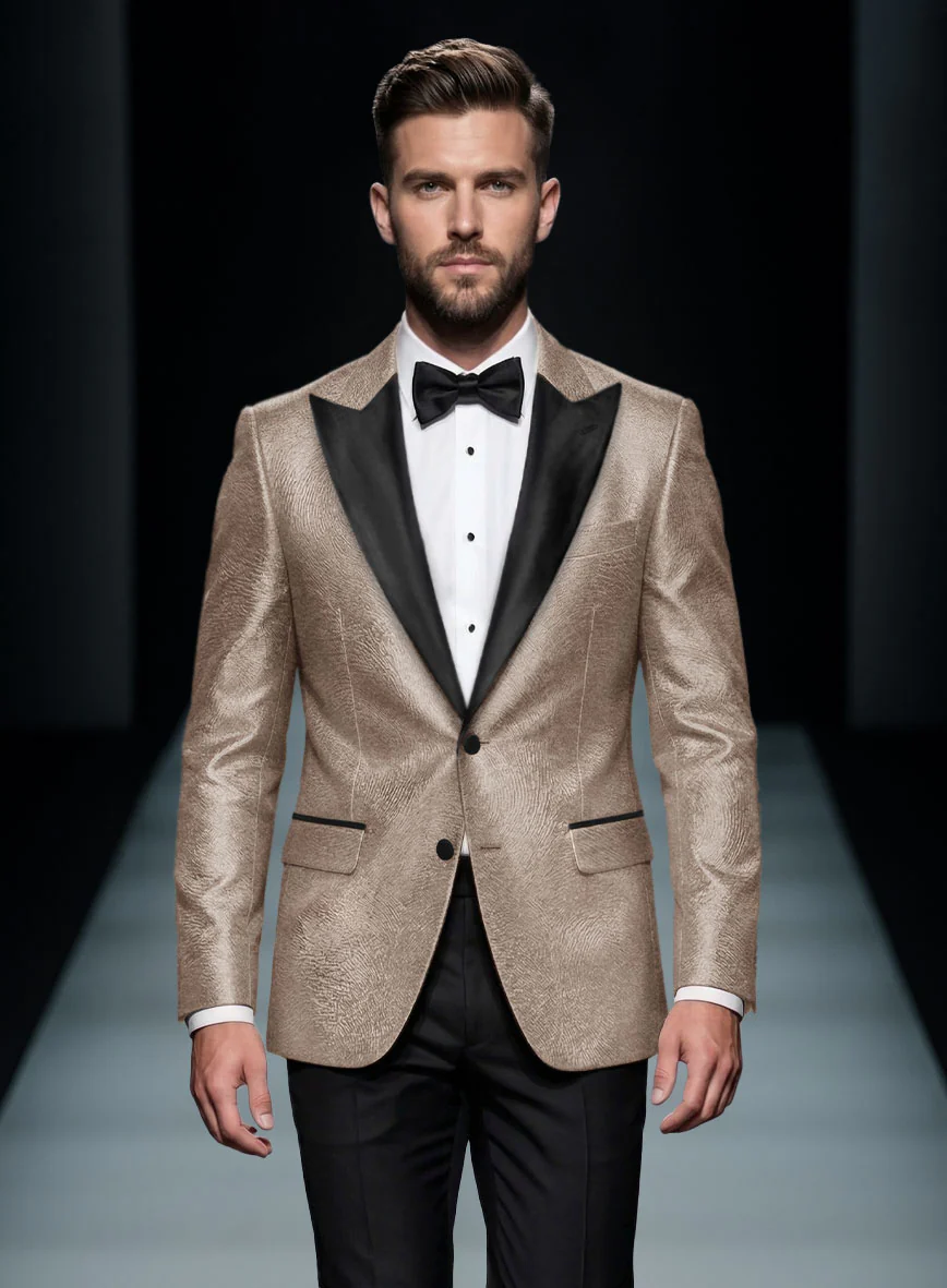 Italian Silk Silvara Tuxedo Suit - Image 3