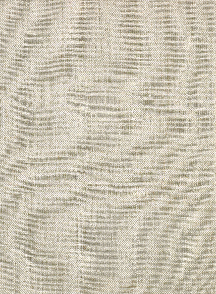 Italian Vintage Beige Linen Suit - Image 6