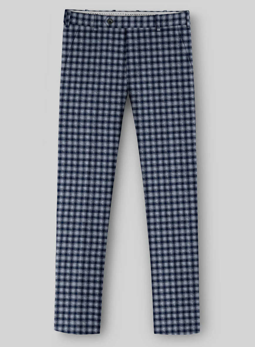Italian Wool Brezza Crest Seersucker Pants - Image 2