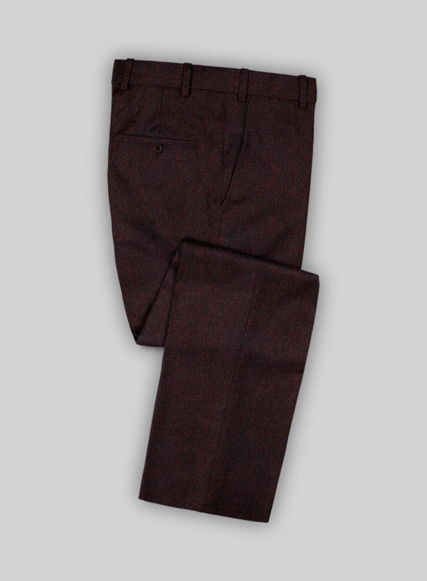 Italian Wool Cashmere Mahogany Suit - Image 5
