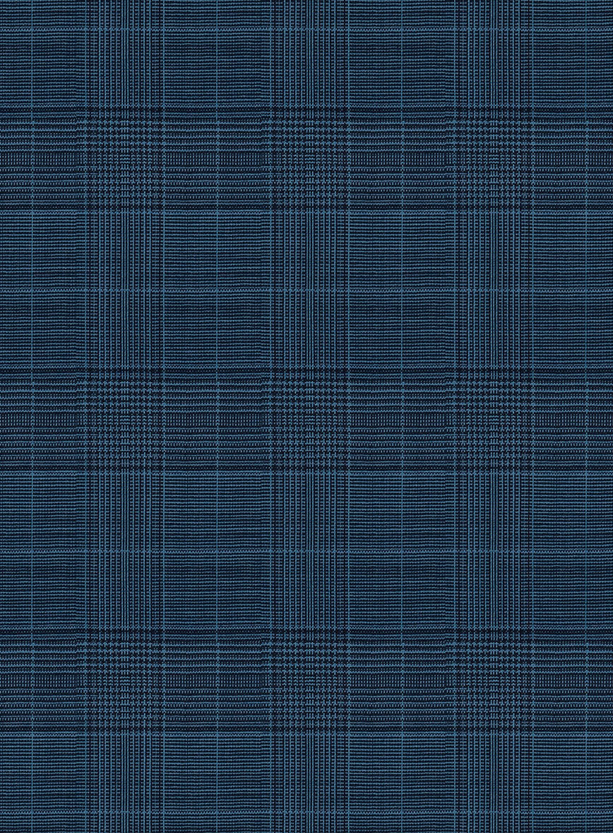 Italian Wool Lycra Giardini Suit - Image 6