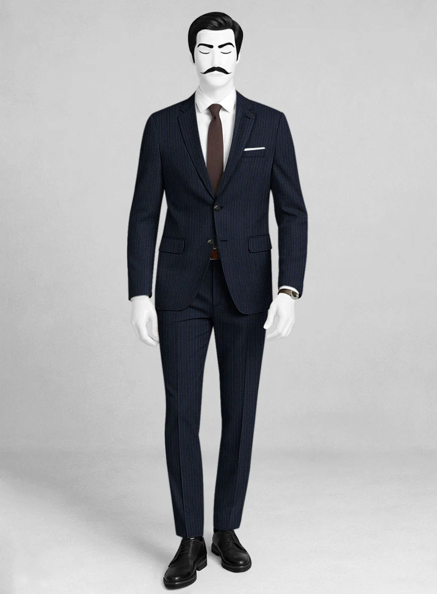 Italian Wool Rigato Suit