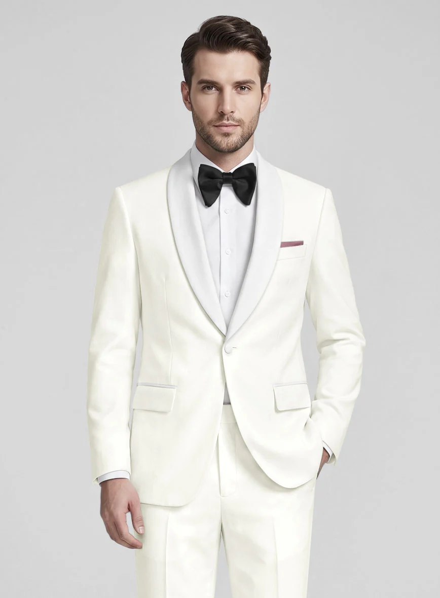 Ivory Tuxedo Suit - Image 2