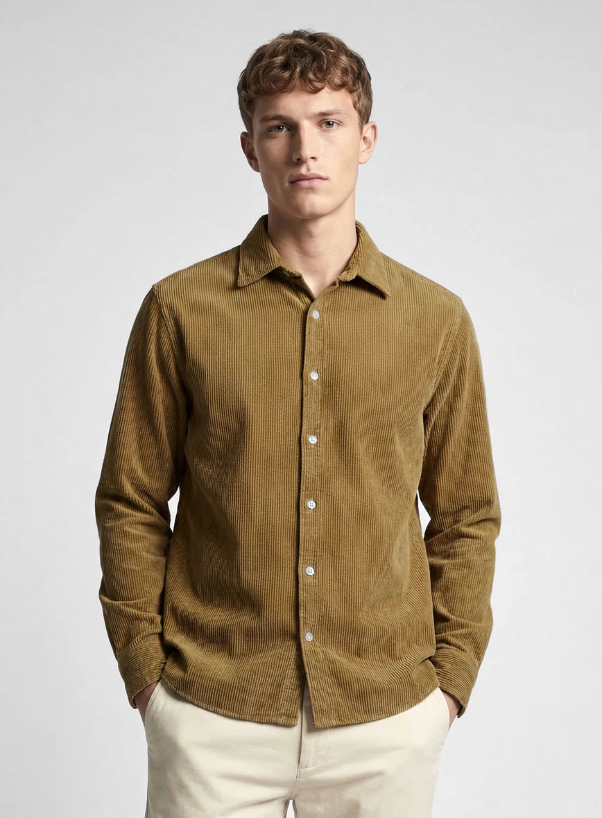 Khaki Corduroy Shirt