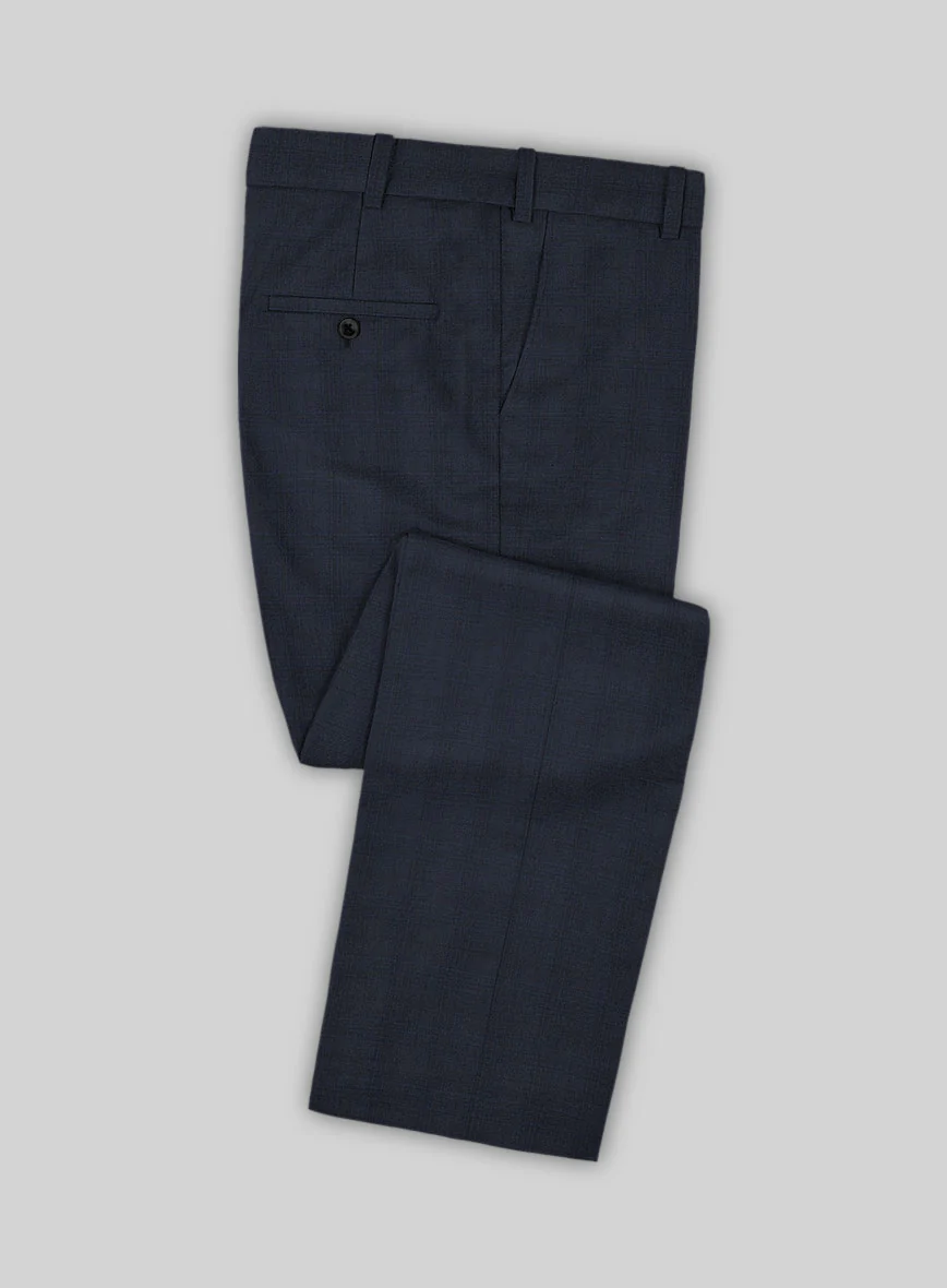 Lanificio Zegna Traveller Tirno Blue Checks Wool Suit - Image 5