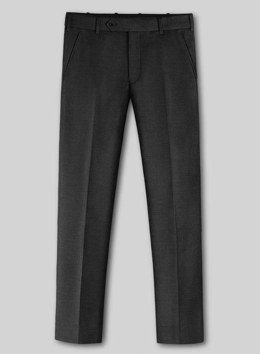 Lanificio Zegna Trofeo Dark Charcoal Wool Suit - Image 5