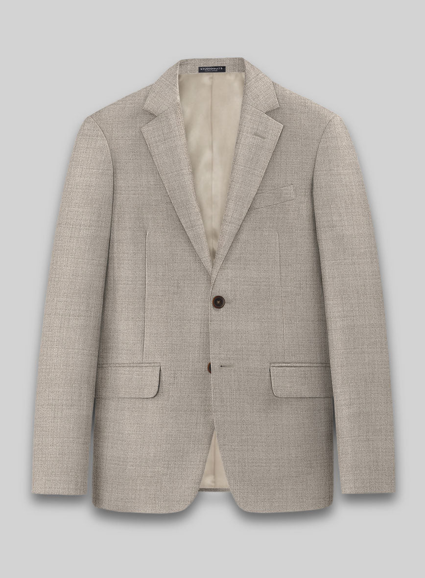 Lanificio Zegna Trofeo Light Brown Wool Jacket