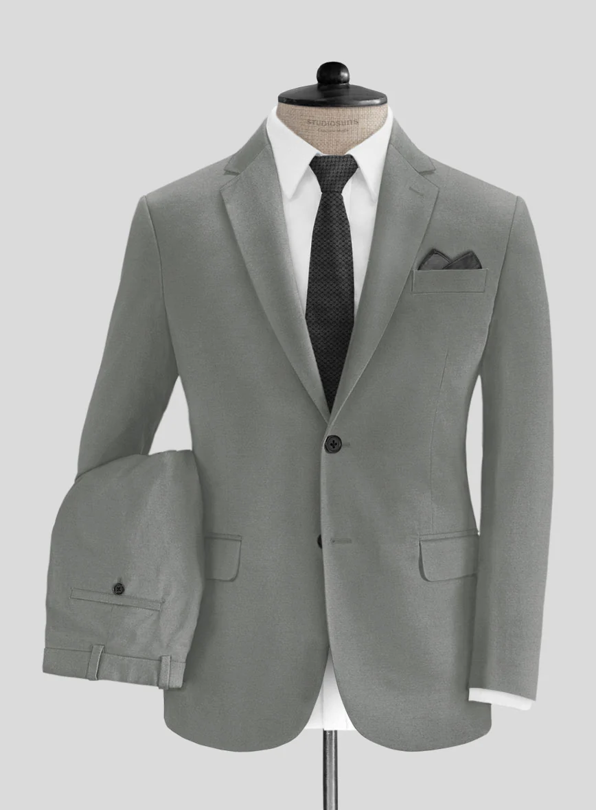 Light Gray Chino Suit - Image 2