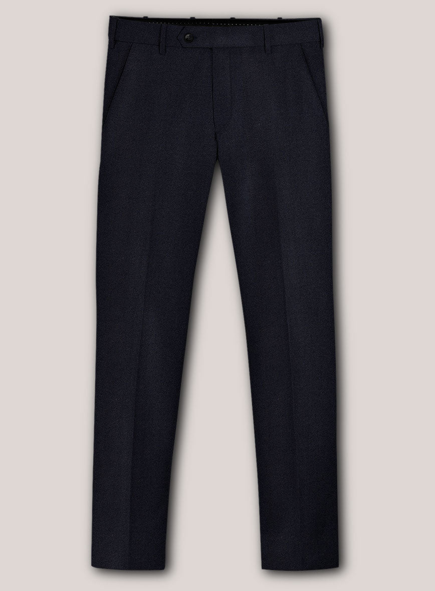 Loro Piana Suitmate Navy Blue Pants - Image 3