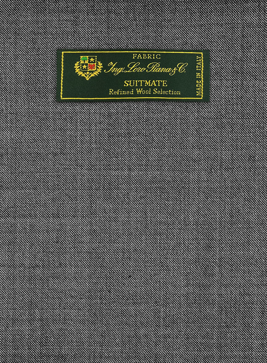 Loro Piana Suitmate Sharkskin Gray Jacket - Image 4
