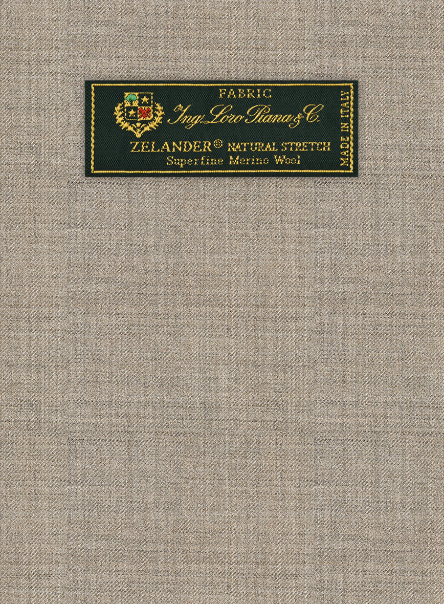 Loro Piana Zelander Light Brown Wool Pants - Image 4