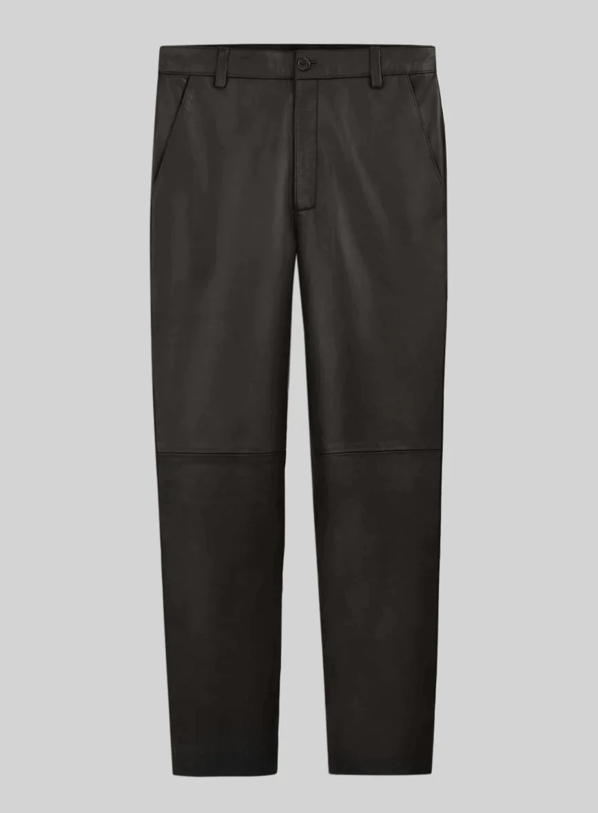 Louis Brown Leather Suit - Image 3