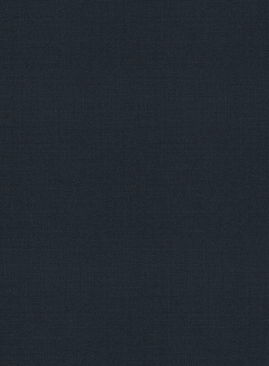 Marco Stretch Dark Blue Wool Pants - Image 4