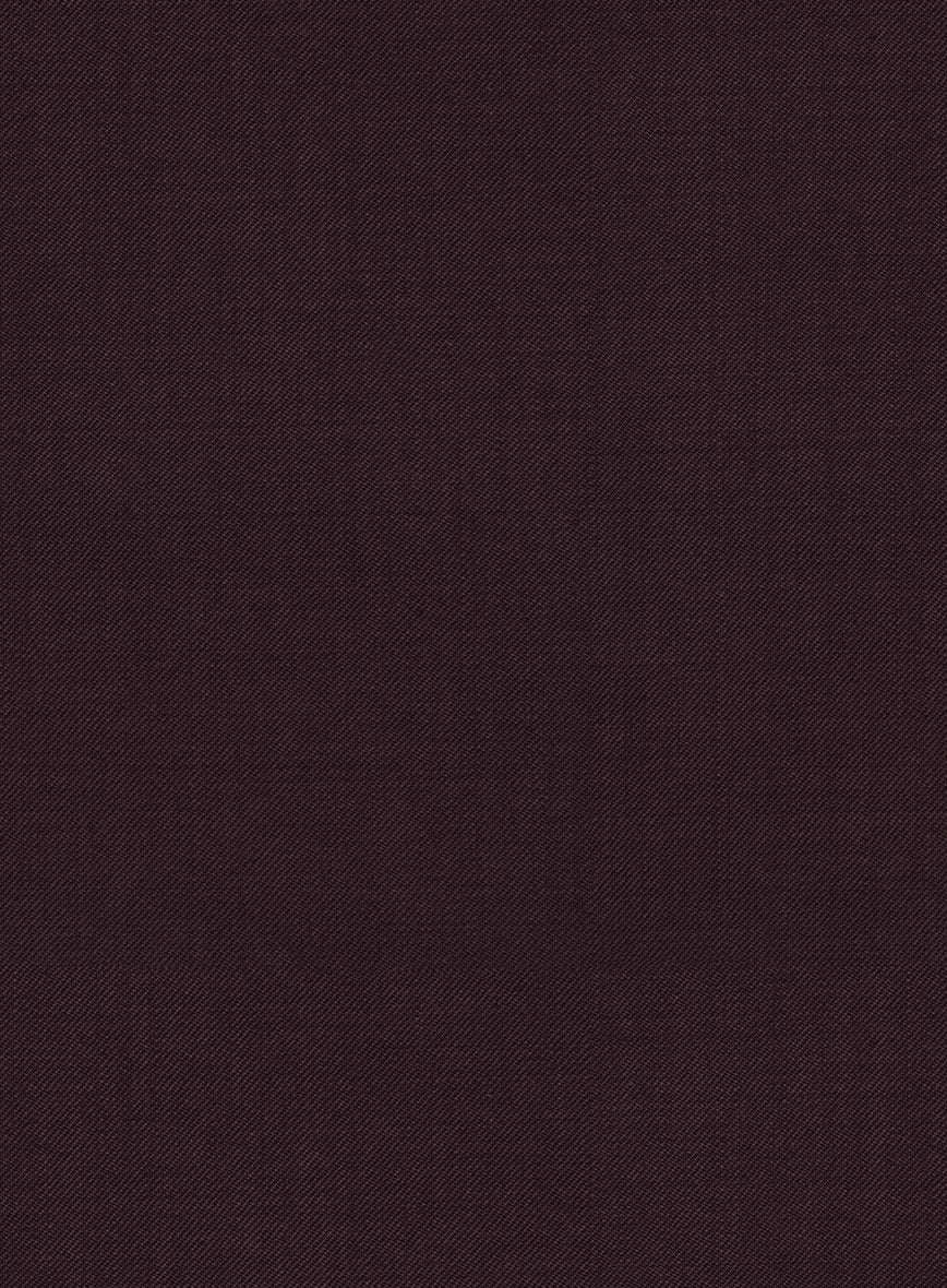 Marco Stretch Dark Wine Wool Pants - Image 5