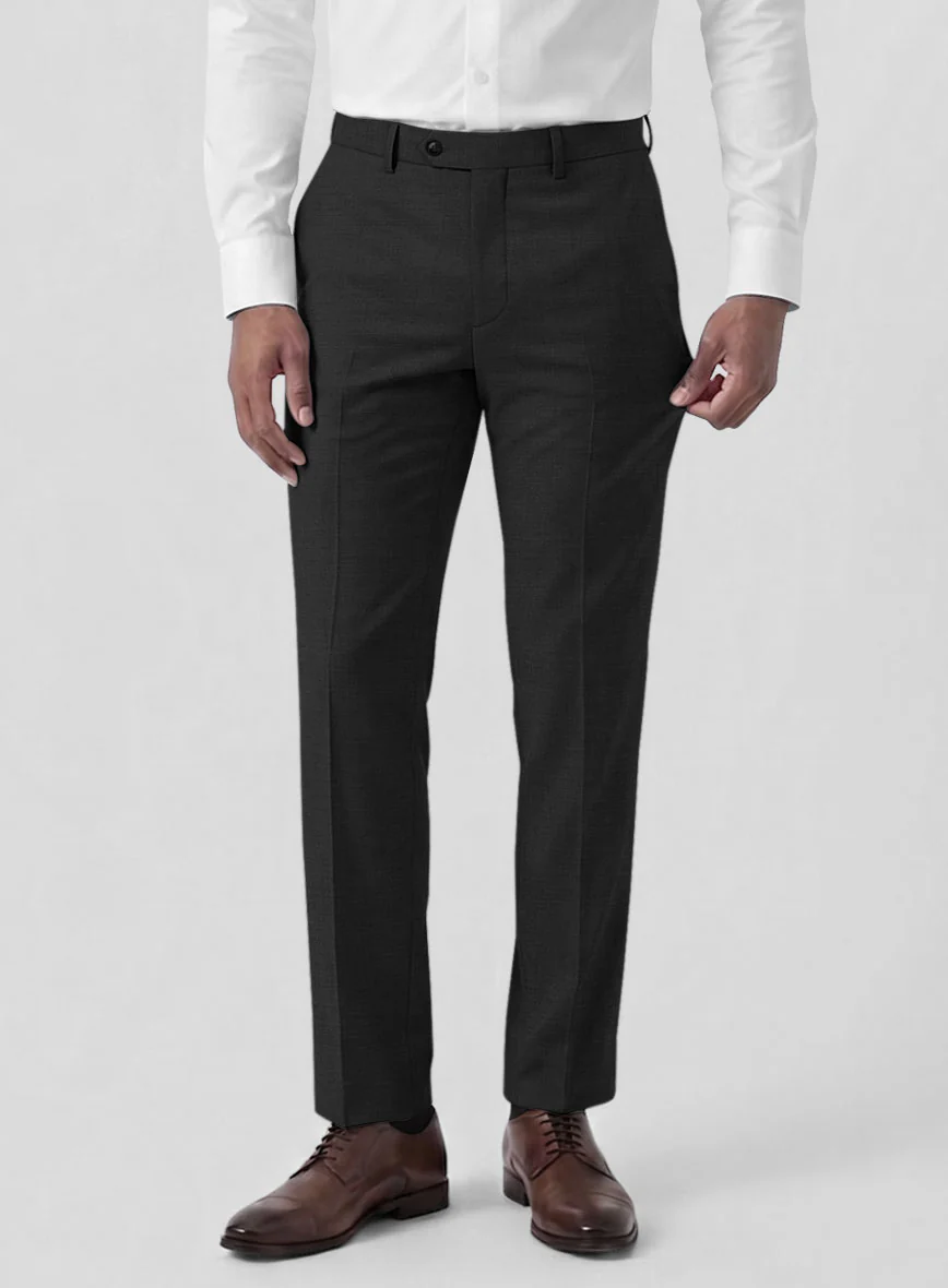 Marco Stretch Deep Gray Wool Suit - Image 7