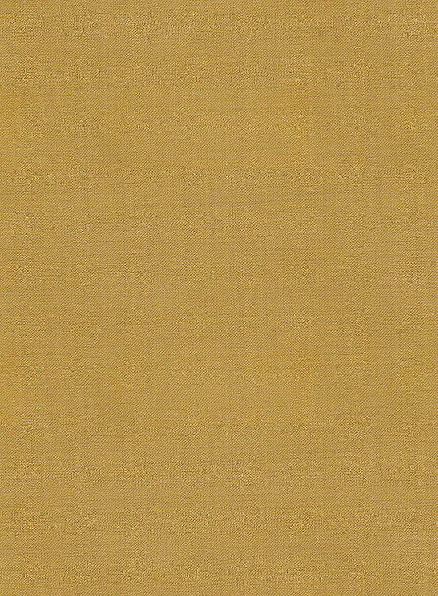 Marco Stretch Mustard Wool Jacket - Image 3