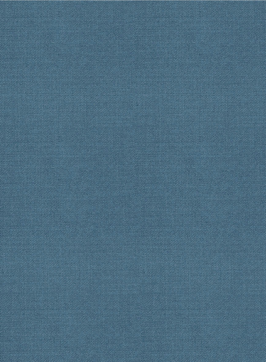 Marco Stretch Rich Blue Wool Pants - Image 5