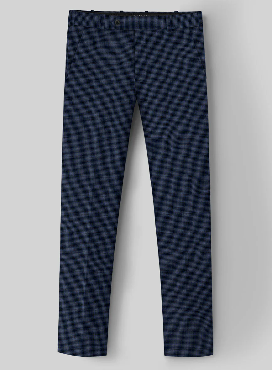 Marco Stretch Serenzi Houndstooth Wool Pants - Image 2
