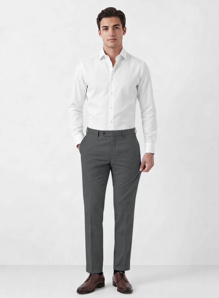 Marco Stretch Steel Gray Wool Suit - Image 7