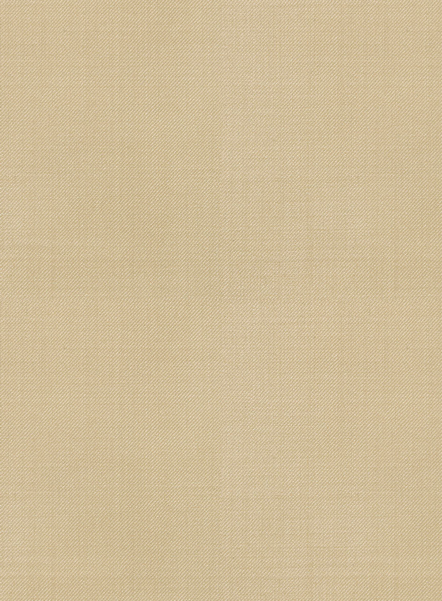 Marco Stretch Tan Wool Suit - Image 8