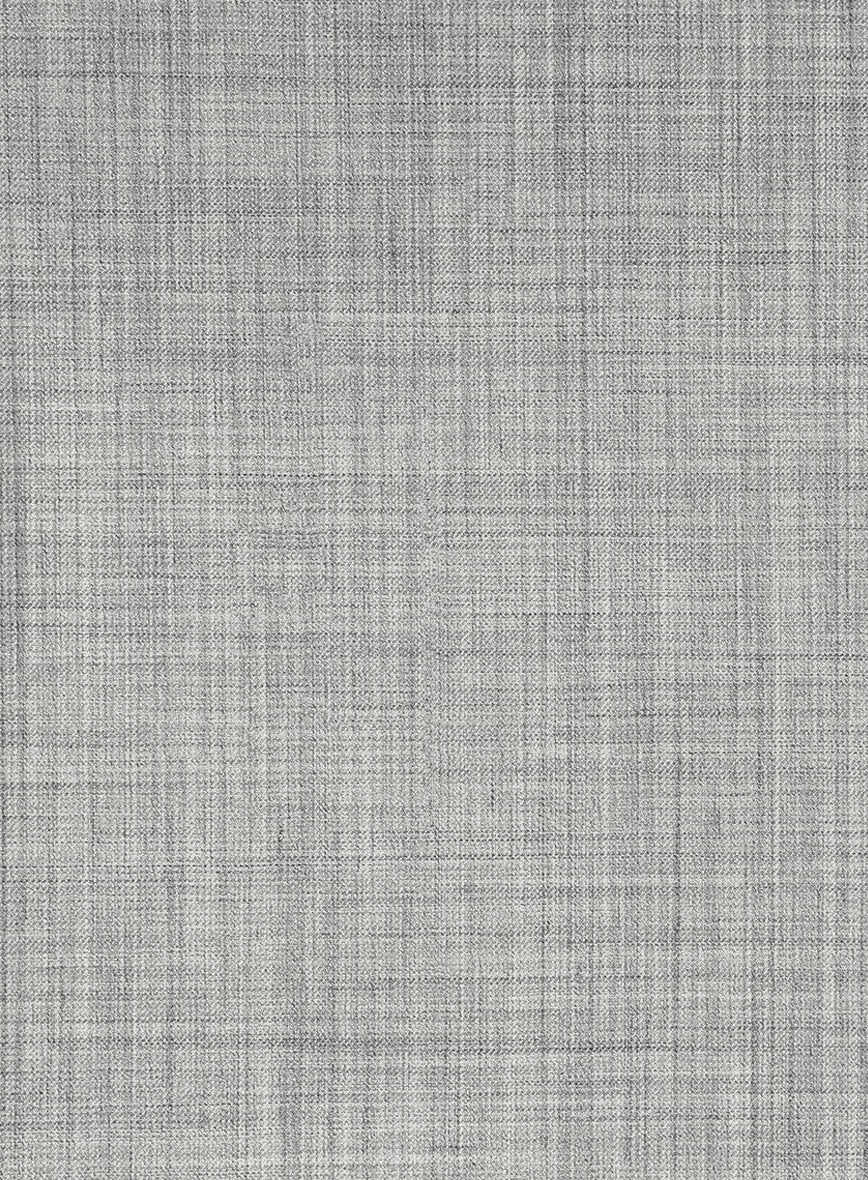 Marco Stretch Worsted Light Gray Wool Jacket - Image 3