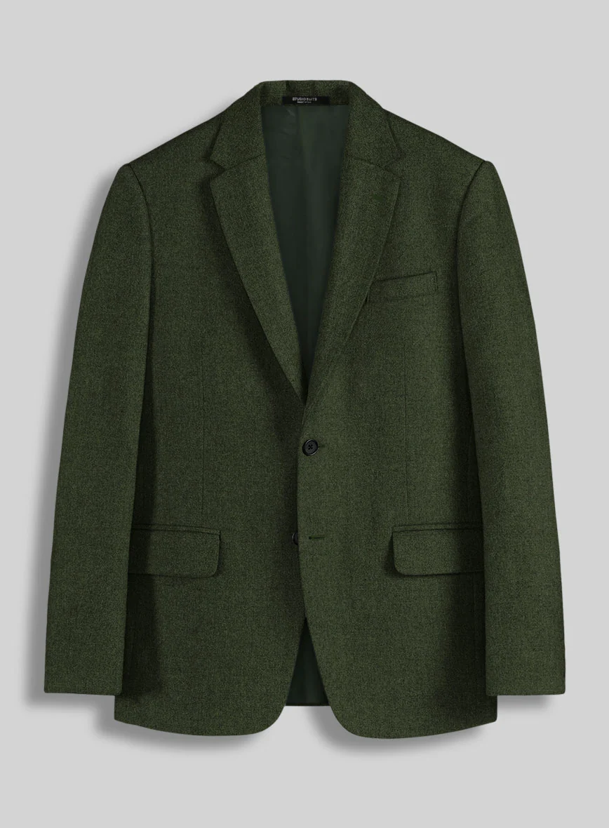 Naples Forest Green Tweed Jacket