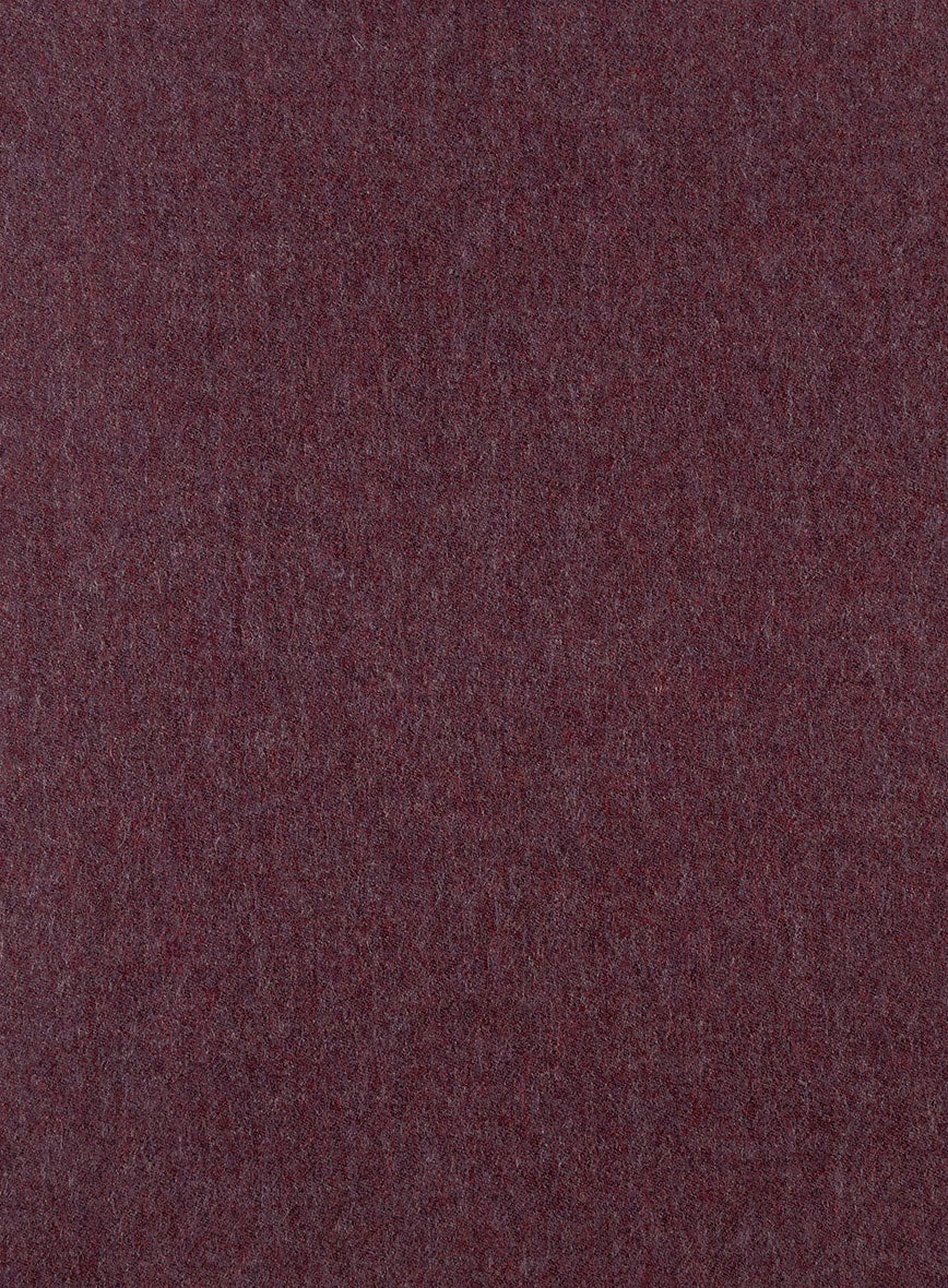 Naples Ramey Wine Tweed Double Breasted Suit - Image 4
