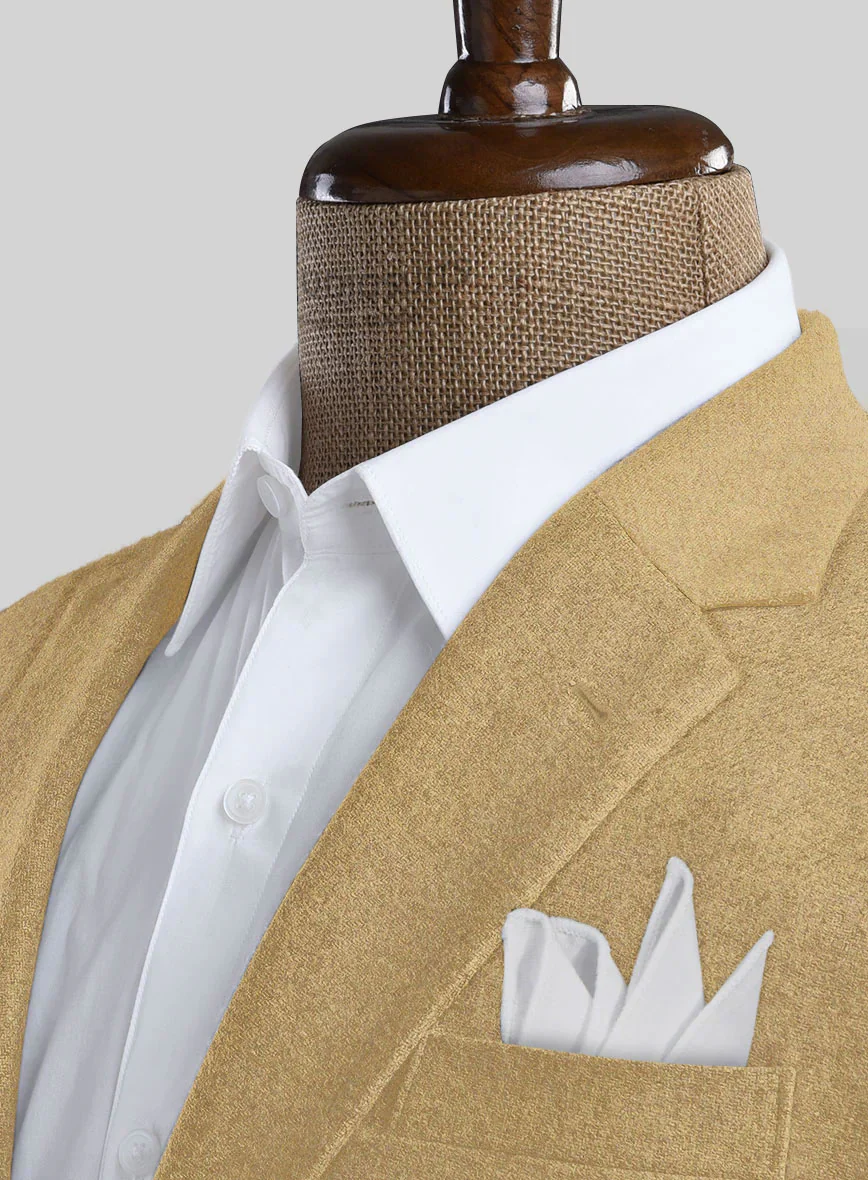 Naples Sahara Beige Tweed Suit - Image 5