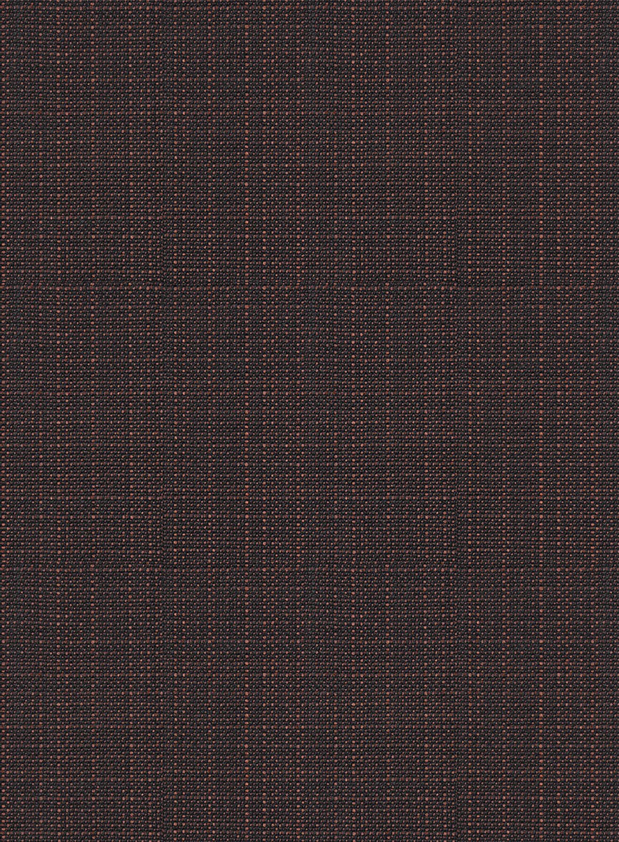 Napolean Bob Weave Rust Wool Tuxedo Suit - Image 5