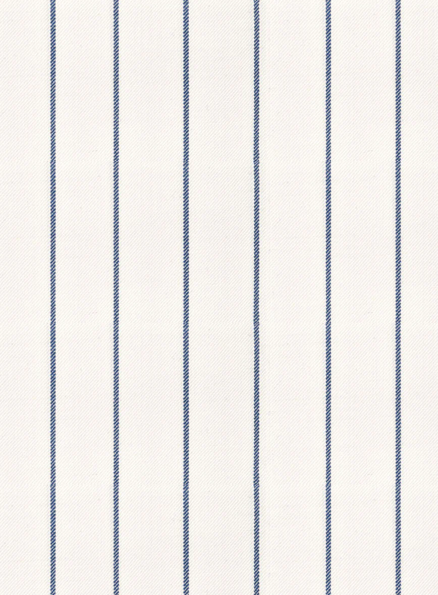 Napolean Dario Stripe Ivory Wool Pants - Image 3