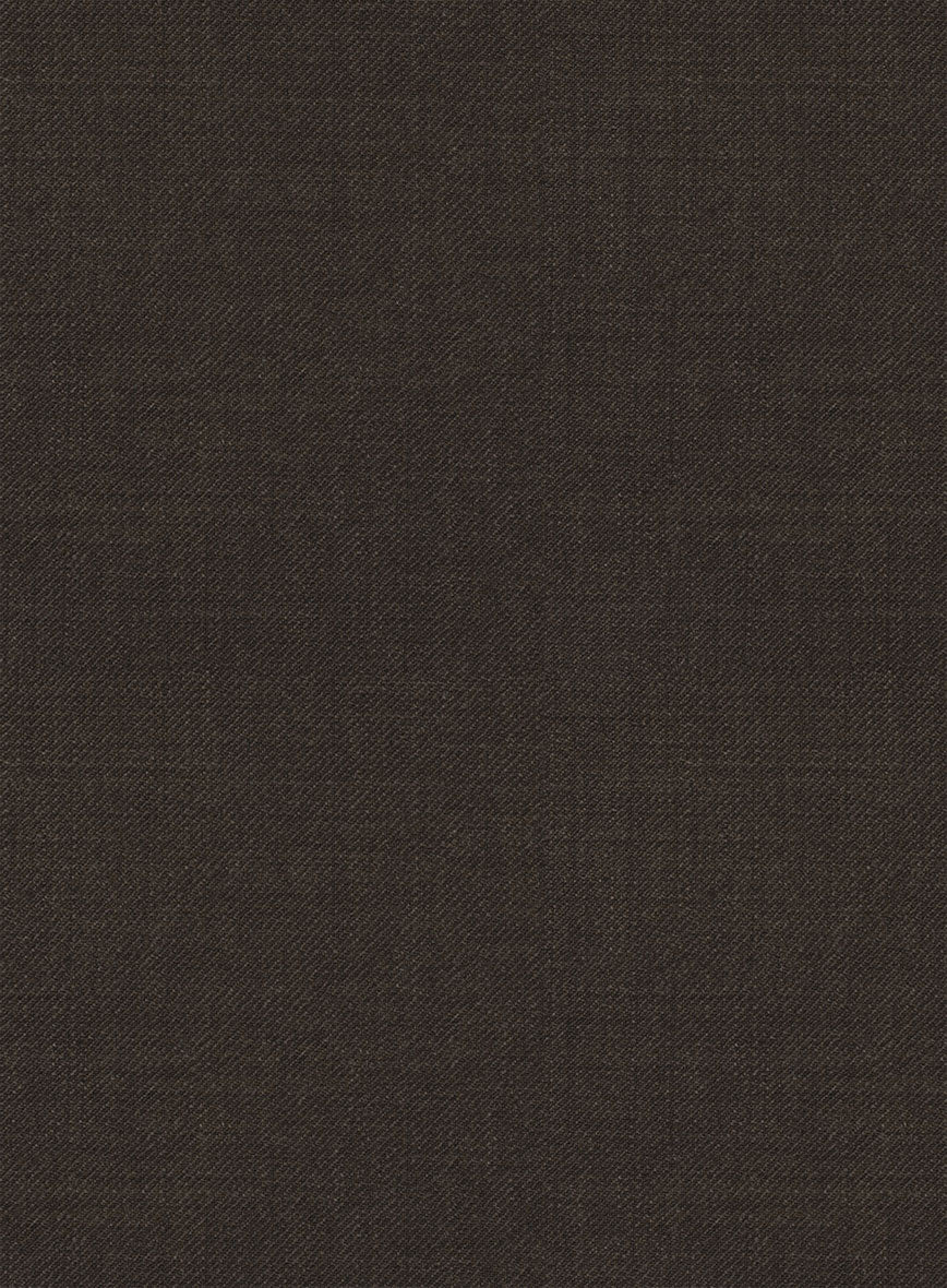 Napolean Dark Brown Wool Double Breasted Jacket - Image 3
