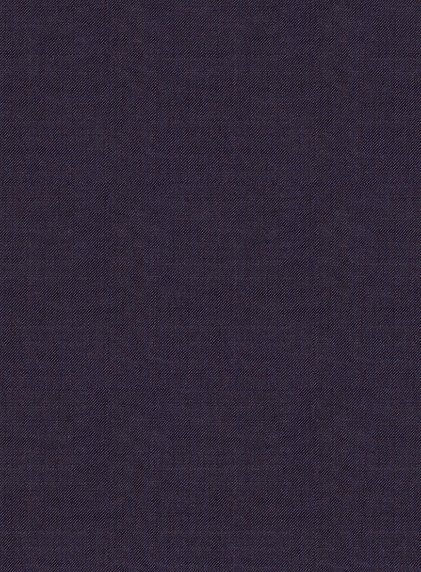 Napolean Eggplant Wool Double Breasted Suit - Image 6