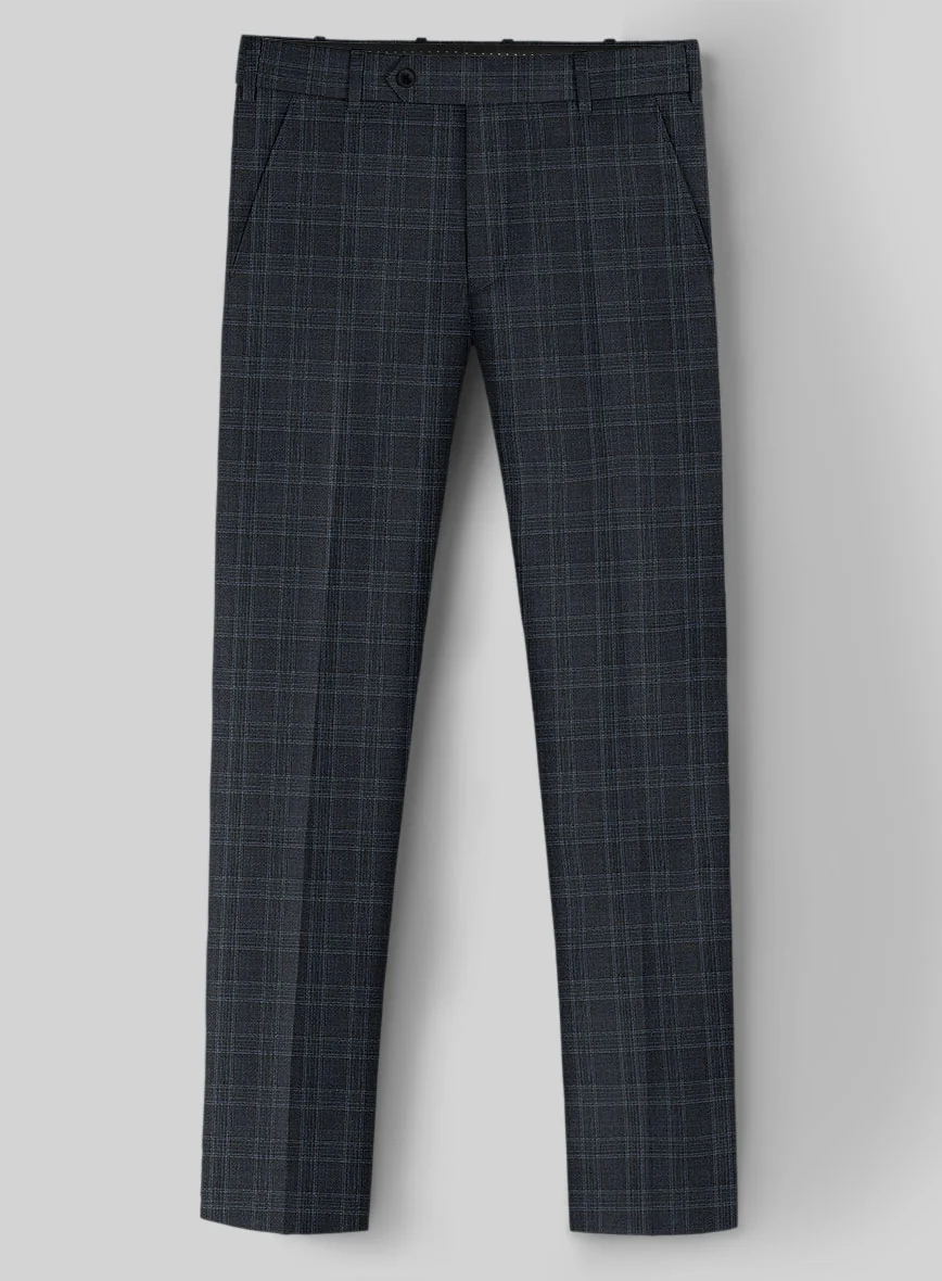 Napolean Gisde Glen Blue Wool Pants