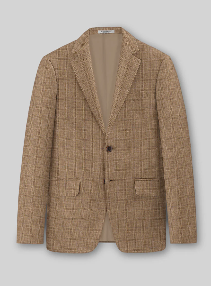 Napolean Gisde Glen Brown Wool Suit - Image 4